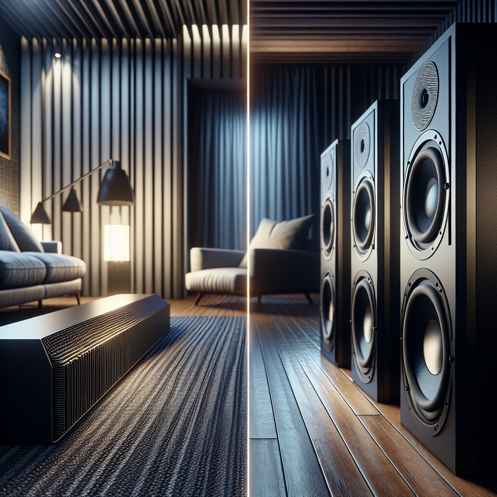 Choosing Between a Soundbar or Speakers for the Ultimate Home Theater Experience