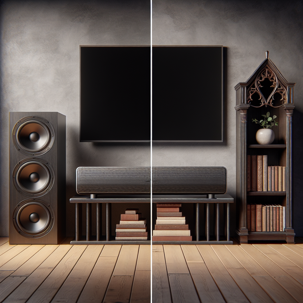 Comparing Soundbars and Bookshelf Speakers