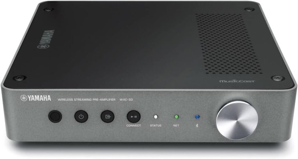 YAMAHA WXC-50 MusicCast Wireless Streaming Preamplifier (Dark Silver)