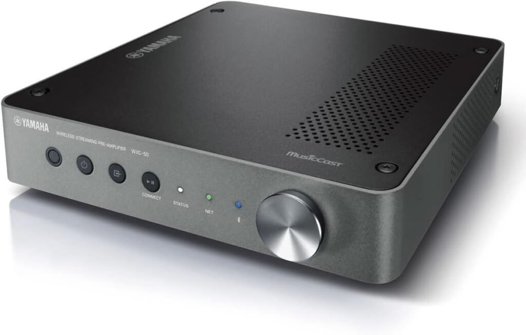 YAMAHA WXC-50 MusicCast Wireless Streaming Preamplifier (Dark Silver)