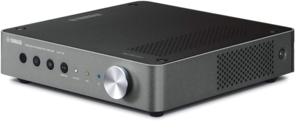 YAMAHA WXC-50 MusicCast Wireless Streaming Preamplifier (Dark Silver)